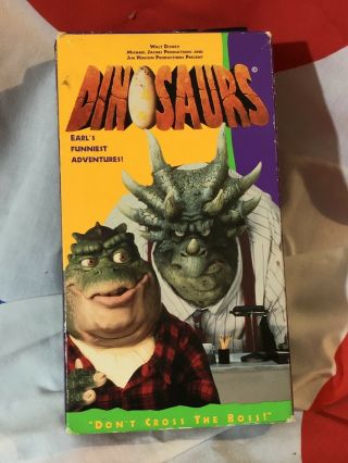 Dinosaurs - Vhs,  1992) Rare 90 