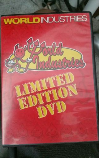World Industries Limited Edition Dvd Rare & Htf
