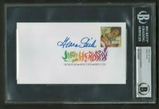Grace Slick Autographed Bas Beckett Authentic Rare Jimi Hendrix First Day Cover