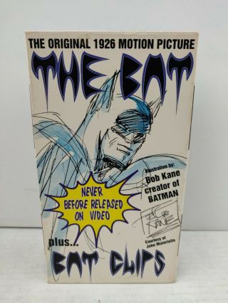 The Bat (1926),  Bat Clips 2 Vhs Set Adam West Batman Joker Dc Comic Movie Rare