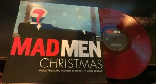 Mad Men Christmas - Rare Red Vinyl Lp Record Urban Outfitters Exclusive Ex,