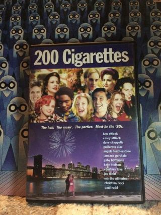 200 Cigarettes Dvd Rare Oop Paul Rudd,  Christina Ricci,  Ben Affleck,  Kate Hudson