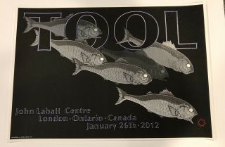 Tool Poster Print London Ontario Canada Adam Jones Art 2012 Rare