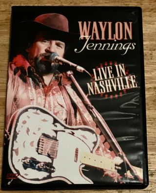 Waylon Jennings Dvd Live In Nashville Rare Oop