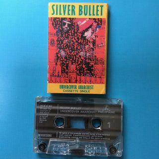 Silver Bullet - Undercover Anarchist - Rare 1991 Cassette Tape Single