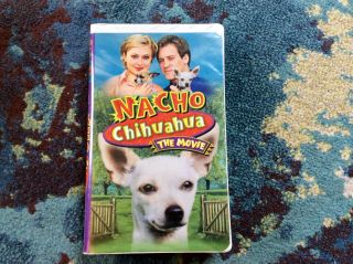 Nacho Chihuahua Vhs 2001 Big Case Rare Oop Cult Classic
