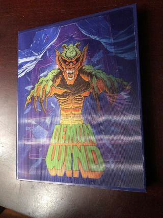 Demon Wind With Rare Lenticular Slip Cover Blu - ray Disc,  2017,  2 - Disc Set) 2