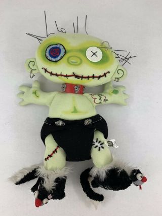 Kinder Goths Zero 2003 Bleeding Edge 14 " Plush Stuffed Toy Rare