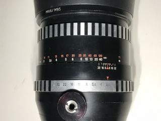 Carl Zeiss Jena 2,  8/180 2.  8 180mm M42 F2.  8 Mount Lens Made In Germany East Rare
