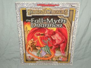 Forgotten Realms 2nd Ed Module - The Fall Of Myth Drannor (rare And Exc)