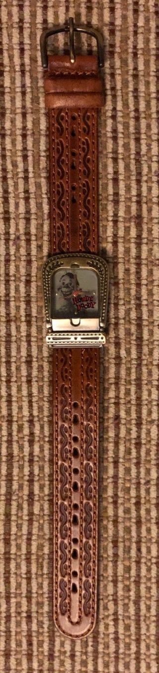 RARE HOWDY DOODY SHOW WATCH IN TIN 1998 VALDAWN NATIONAL BROADCASTING COMPANY 3