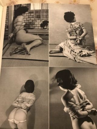 Rare Book On Japanese Kinbaku Shibari Tattoo Art Reference From The 70s Irezumi 7