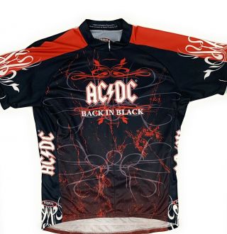 Cycling Jersey Ac/dc Primal Wear Bike Shirt Acdc Rare Men’s Xxl