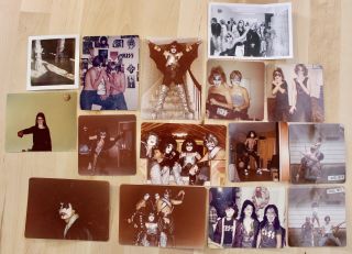 15 Rare Kiss Fan Photos Sent To Casablanca Records Fans Dressed Up 70s