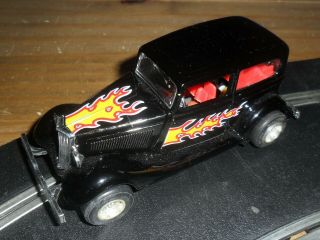 Scalextric Conversion Rare Vintage Ford Hot Rod Car - Fun And Fast