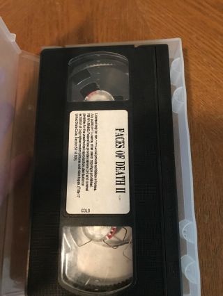 Rare Faces Of Death 2 Vhs