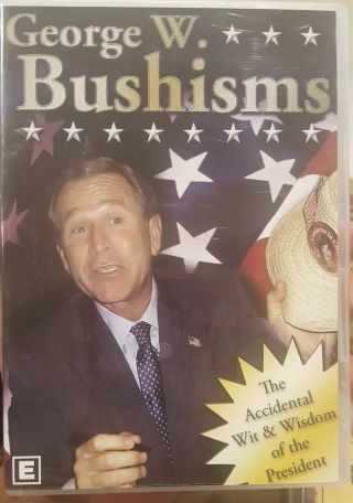 George W.  Bushisms Rare Deleted Dvd American President Bush Documentary Film Oop