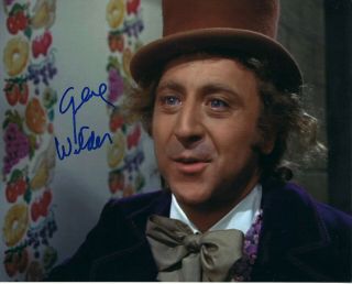 Gene Wilder Willy Wonka Rare Signed Autograph Photo Signature 8x10 Stir Crazy