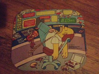 Very Rare Vintage The Simpsons Mouse Pad 1995 Homer Sleeping At Work