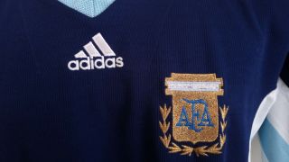 jersey shirt camiseta ARGENTINA away 1998 France wc L rare N0 River Plate 3