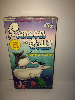 Samson And Sally : The Song Of The Whales - (vhs,  1989) Rare Parents Choice