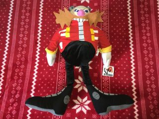Rare 21” Dr.  Eggman Plush Sonic Hedgehog Toy Doll Jumbo Sega Toy Network Tagged