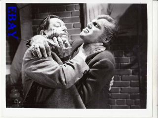 Henry Hull In Monster Make - Up Fights Warner Oland Rare Photo Werewolf Of London