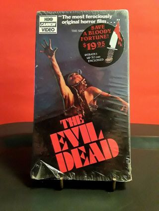 The Evil Dead (vhs) Hbo/cannon Bruce Campbell Occult,  Zombies Horror; Rare