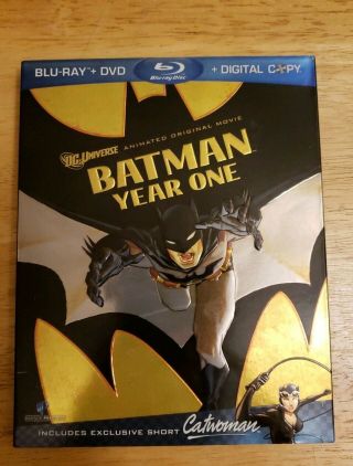 Batman Year One (2011 Us Version) Blu - Ray W/ Ultra Rare Embossed Slipcover