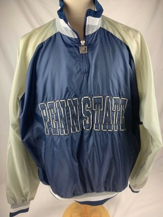 Vintage Penn State Chalk Line 1/4 Zip Vtg Rare Jacket Ncaa Football