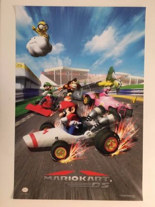 Mario,  Mariokart Ds,  Nintendo,  Rare Official Licensed 2008 Poster