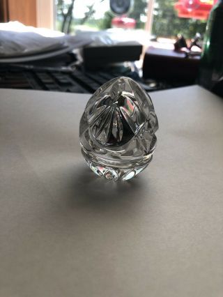 Rare Waterford Crystal Jewels Christmas Tree & Egg