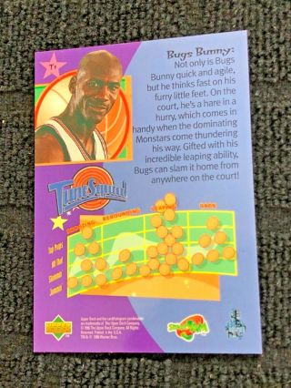 Michael Jordan 1996 Upper Deck Space Jam Tune Squad Bugs Bunny T1 RC RARE SP 4