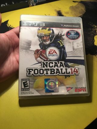 Ncaa Football 14,  College 2014 - Ps3,  Playstation 3,  Complete,  Rare