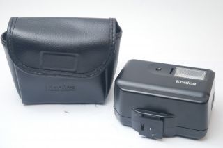 Rare Near Konica Hx - 14 Auto Flash For Konica Hexar Camera W/case From Japan