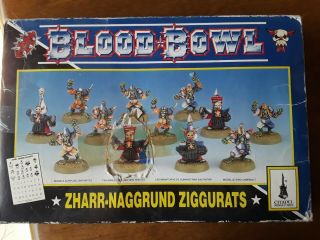 Blood Bowl Zharr - Naggrund Ziggurats Team,  Rare,  Games Workshop