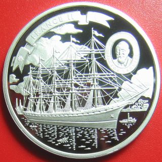 Nd (2008) Cook Islands $5 Silver Proof " France Ii " France 