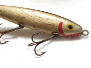 Very Old And Rare,  Painted Wood Jim Pfeffer Fishing Lure,  Bait,  Good Cond,  2