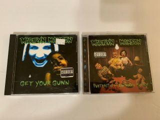 Marilyn Manson Get Your Gunn Cd 1994 Rare Ep Out Of Print,  Portrait Album