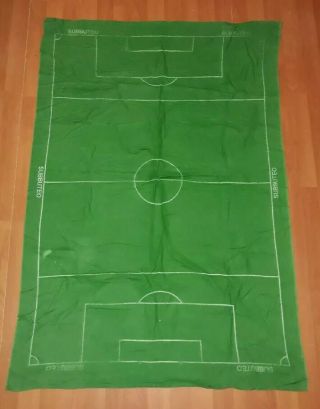 Subbuteo Set M C109: Green Baize Playing Pitch Cloth Rare Football Accessories H