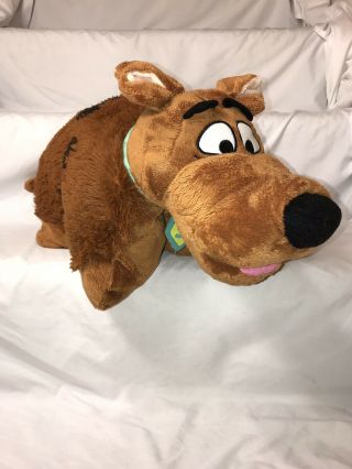 Rare Scooby Doo Pillow Pets Discontinued Large Size 16x19” Plush Pillow