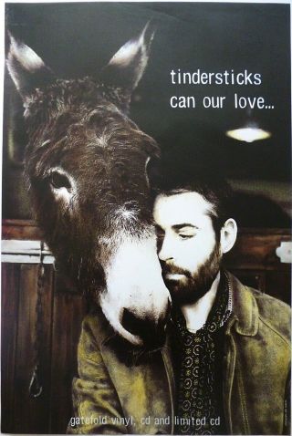 Tindersticks Can Our Love.  Rare Official Uk Record Company Poster