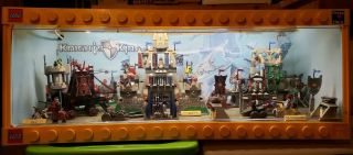 Rare Toys R Us Lego Star Wars Tru Store Display Diorama Knights Kingdom Castle