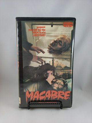 Macabre (1980) Lamberto Bava - Rare Horror Big Box Vhs Cic Video - Htf