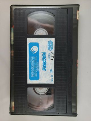 MACABRE (1980) LAMBERTO BAVA - RARE HORROR BIG BOX VHS CIC VIDEO - HTF 4