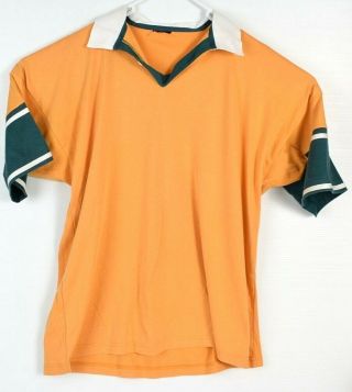 Rugby Australian Polo Shirt Mens 2xl Casual Football Xxl Top Supporter Rare Tee