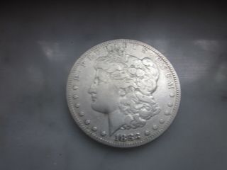 1883 - Cc Morgan Silver Dollar F - Rare Date