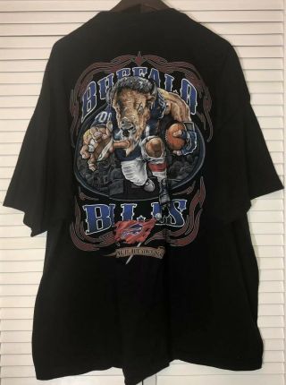 Rare Vintage Buffalo Bills Grinding It Out Since 1960 T - Shirt Mens Size 3xl Nfl