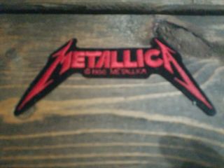 Metallica Patch Vintage Collectible 1988 5.  5 Inches Rare