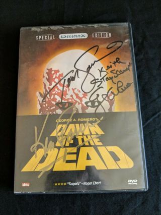 Dawn Of The Dead Special Divimax Edition Dvd Rare Oop 1978 Horror Autographed